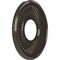 Ekena Millwork Berkshire PVC Ceiling Medallion (Canopies up to 4 1/2"), 10"OD x 3 1/2"ID x 3/4"P, Metallic Charcoal CMP10BECCH - alternate 2